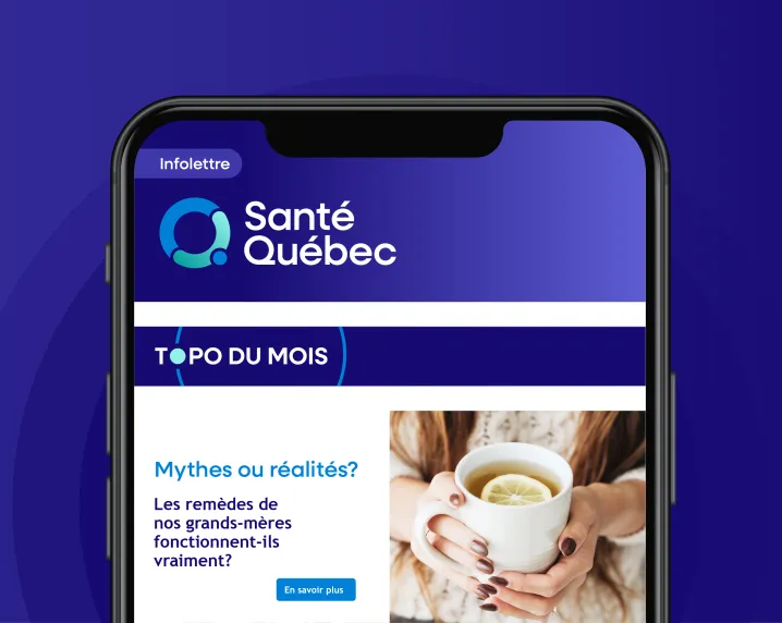 Santé Québec lance une nouvelle infolettre pour la population   