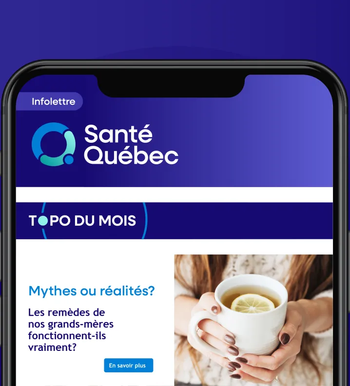 Santé Québec lance une nouvelle infolettre pour la population